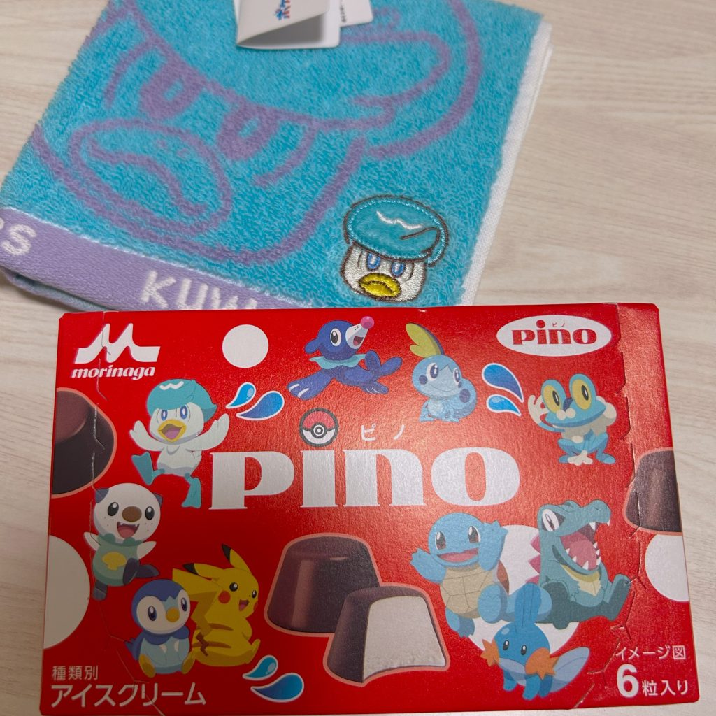 ピノは6粒。でもポケモンは、増えていく。